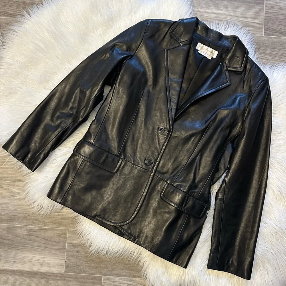 MARGARET GODFREY WOMENS Leather Jacket